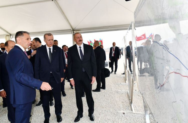 Cəbrayıl rayonunda Qumlaq dəmir yolu stansiyasının təməli qoyulub<font color='red'> - YENİLƏNİB</font><font color=red> - FOTOLAR</font>