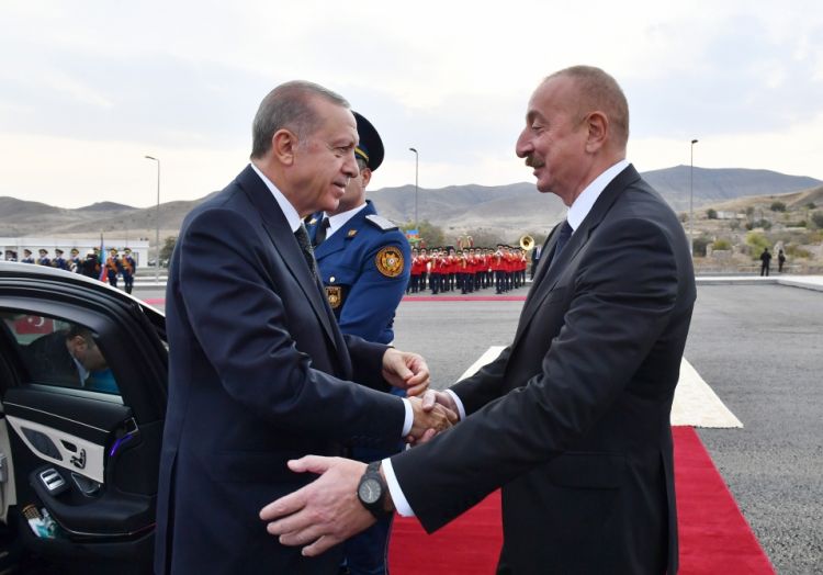 Cəbrayıl şəhərində Türkiyə Prezidenti Rəcəb Tayyib Ərdoğanın rəsmi qarşılanma mərasimi keçirilib<font color='red'> - YENİLƏNİB</font><font color=red> - FOTOLAR</font>