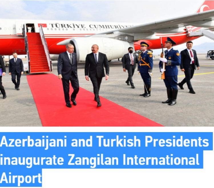 Azərbaycan və Türkiyə prezidentlərinin Zəngilan və Cəbrayıl rayonlarına səfərləri Gürcüstan mətbuatının diqqət mərkəzindədir