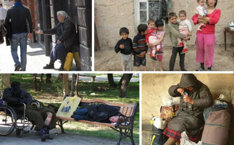 BMT: Ermənistanda yarım milyon insan aclıqdan əziyyət çəkir<font color=red> - FOTOLAR</font>