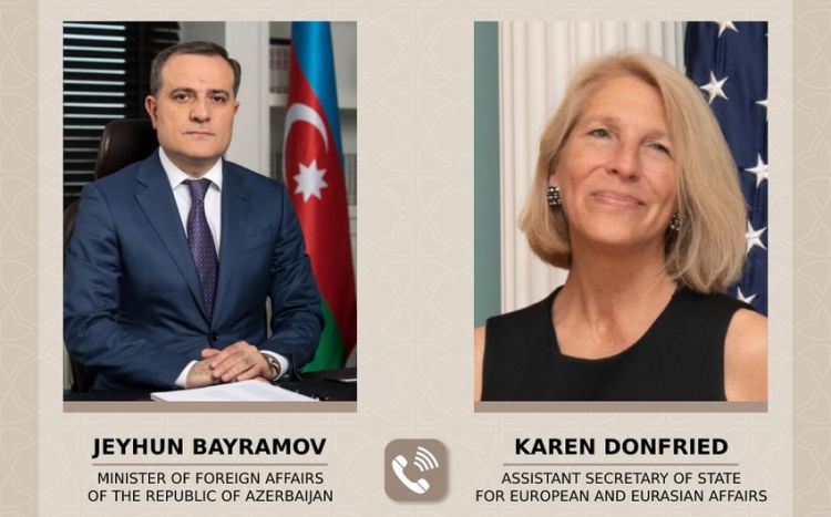 Ceyhun Bayramov ABŞ rəsmisi ilə Ermənistanla münasibətlərin normallaşdırılmasını müzakirə edib