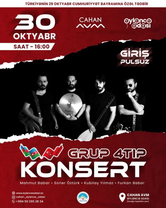 Türkiyə sənətçiləri Naxçıvanda konsert verəcəklər