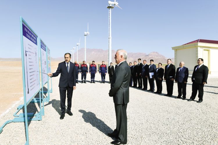 Culfa Külək Elektrik Stansiyası  istifadəyə verilib<font color=red> - FOTOLAR</font>