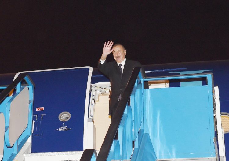 Prezident İlham Əliyevin Rusiyanın Soçi şəhərinə işgüzar səfəri başa çatıb