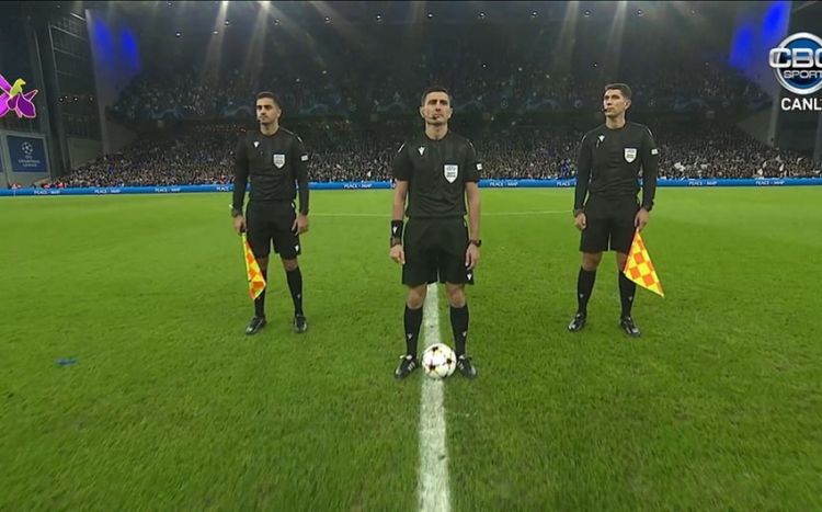 Əliyar Ağayev Çempionlar Liqasının qrup mərhələsinin oyununu idarə edib