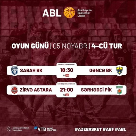 Bu gün Azərbaycan Basketbol Liqasında dördüncü tura yekun vurulacaq
