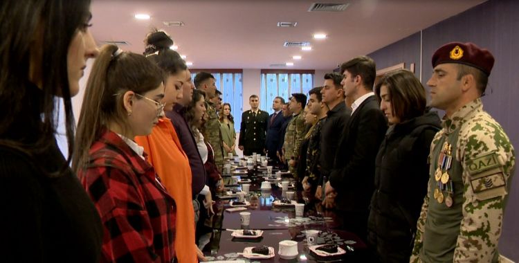 Gənclər Vətən müharibəsi iştirakçıları ilə görüşüblər<font color=red> - FOTOLAR</font>