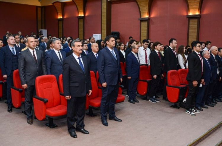 Naxçıvan Dövlət Universitetində Zəfər Günü qeyd edilib<font color=red> - FOTOLAR</font>