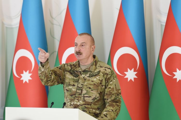 Prezident İlham Əliyev: Müsəlman ölkələri rəhbərlərinin məscidləri dağıdana qucaq açması riyakarlıq və satqınlıqdır