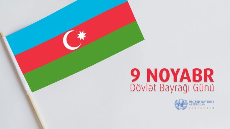 BMT nümayəndəliyi Dövlət Bayrağı Günü münasibətilə Azərbaycanı təbrik edib