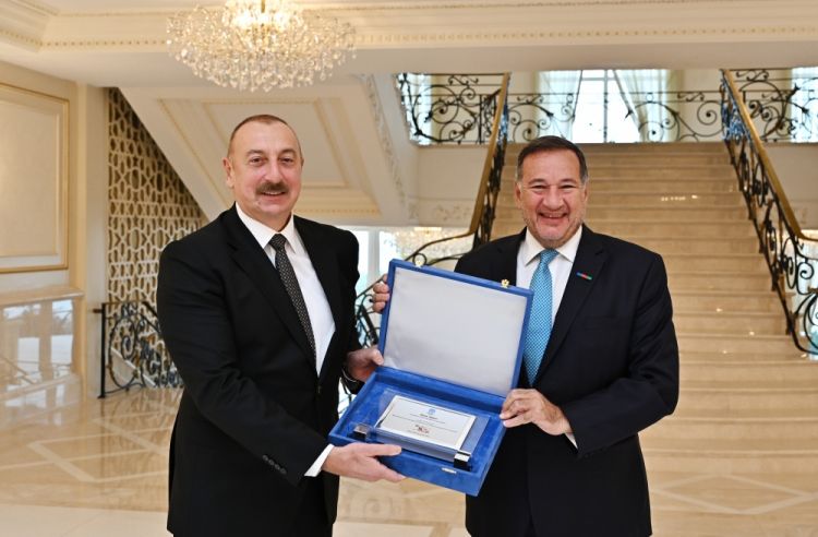 Prezident İlham Əliyev Avropa Olimpiya Komitələrinin prezidentini qəbul edib<font color=red> - FOTOLAR</font>