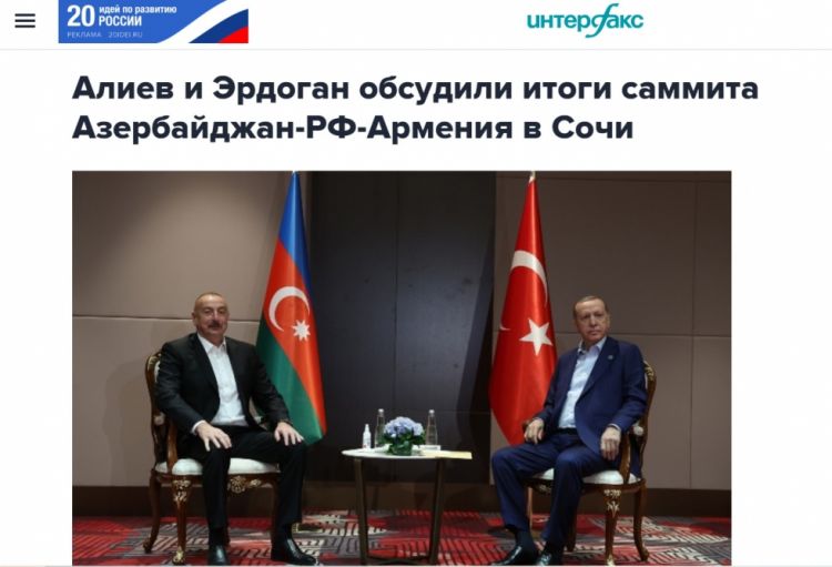 Rusiya mətbuatı Prezident İlham Əliyevin Türk Dövlətləri Təşkilatının Zirvə Görüşündə iştirakını geniş işıqlandırıb