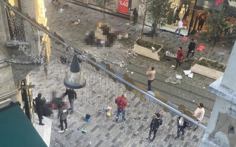 İstanbulda partlayış olub, ölən və yaralananlar var