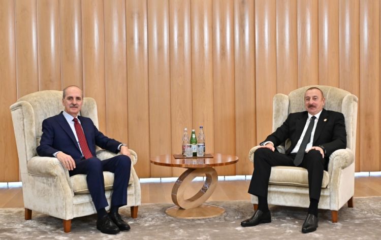 Prezident İlham Əliyev Türkiyənin Ədalət və İnkişaf Partiyasının sədrinin birinci müavinini qəbul edib<font color='red'> - YENİLƏNİB</font>