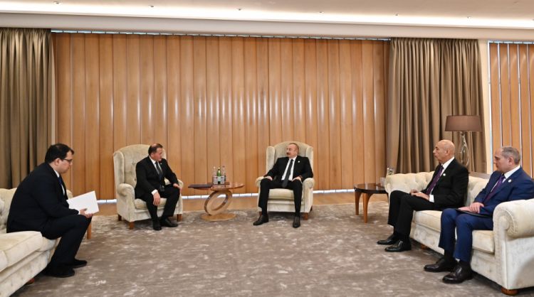 Prezident İlham Əliyev Özbəkistanın Liberal Demokratik Partiyasının İcra Komitəsinin sədrini qəbul edib<font color=red> - FOTOLAR</font>