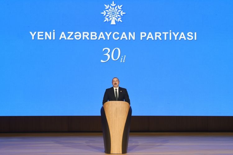 Prezident: Yeni Azərbaycan Partiyasının Naxçıvanda keçirilmiş birinci təsis konfransı tarixi hadisə idi