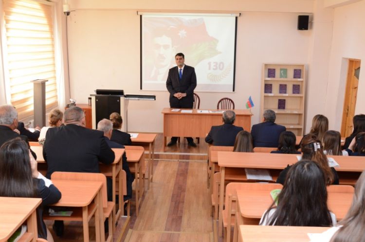 Naxçıvan Dövlət Universitetində Əhməd Cavadın 130 illiyi qeyd edilib<font color=red> - FOTOLAR</font>