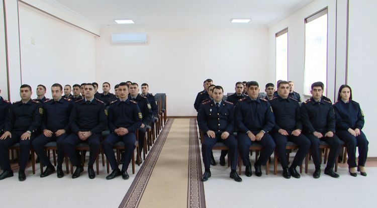 Naxçıvanda müharibə iştirakçıları və şəhid ailəsi üzvləri polis orqanlarına işə qəbul edilib<font color=red> - FOTOLAR</font>