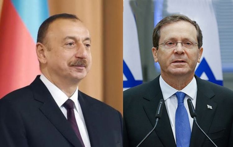 İsrail Dövlətinin Prezidenti İsxak Hersoq Azərbaycan Respublikasının Prezidenti İlham Əliyevə zəng edib