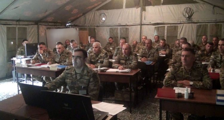 Quru Qoşunlarının birləşmələri ilə komanda-qərargah təlimləri keçirilir<font color=red> - FOTOLAR</font>