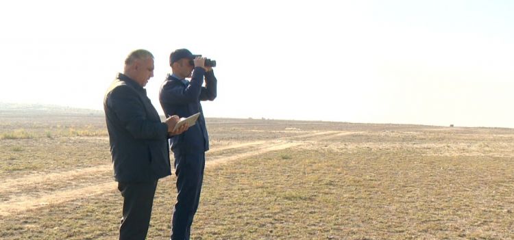 “Arazboyu” Dövlət Təbiət Yasaqlığının Araz Su Anbarı ərazisində monitorinq keçirilib <font color=red> - FOTOLAR</font>