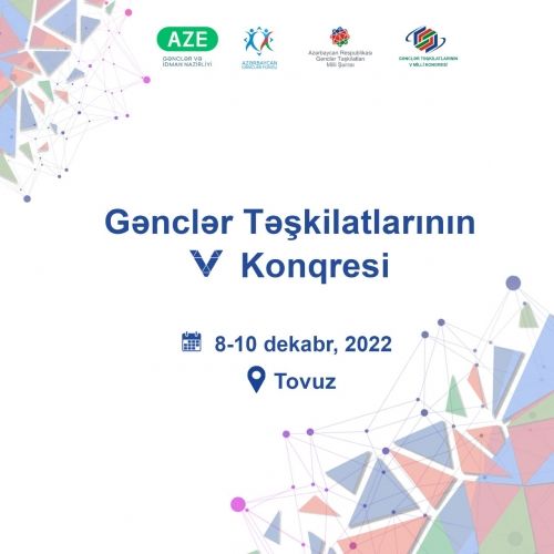 Gənclər Təşkilatlarının V Konqresi keçiriləcək
