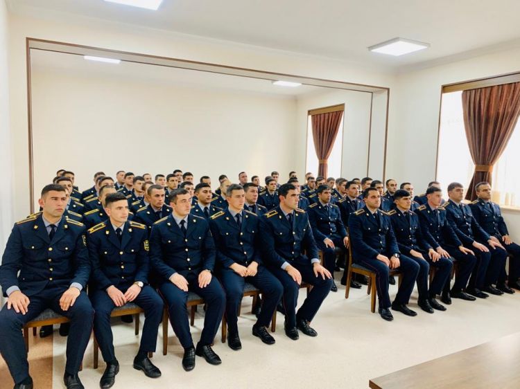 Kursantlar üçün mühazirə keçirilib