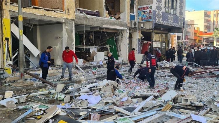 Türkiyənin Şanlıurfa şəhərində yaşayış binasında partlayış olub