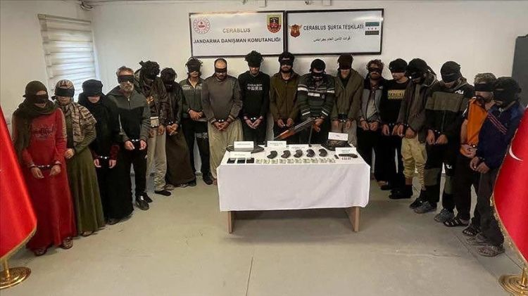 Suriyanın şimalında 18 terrorçu saxlanılıb