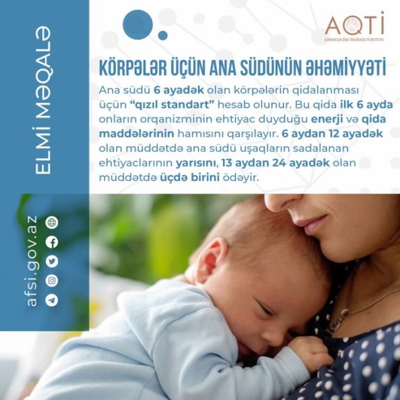 Körpələr üçün ana südünün əhəmiyyəti