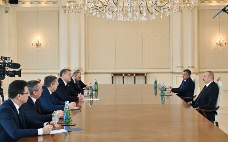 Prezident İlham Əliyev Rusiyanın Həştərxan vilayətinin qubernatorunu qəbul edib<font color='red'> - YENİLƏNİB</font>