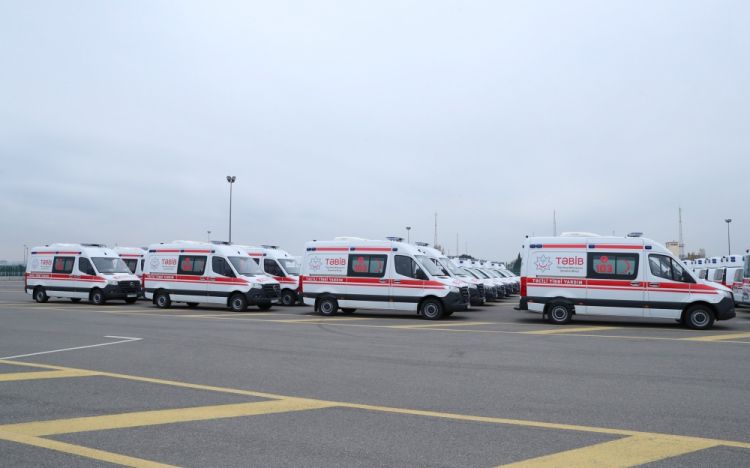 Son iki ildə İTSDA tərəfindən 249 ədəd təcili tibbi yardım avtomobili alınıb