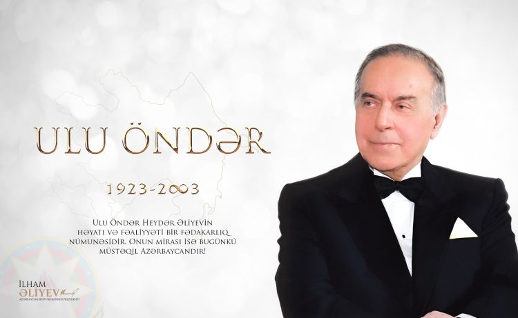 Prezident İlham Əliyev Ulu öndər Heydər Əliyevlə bağlı paylaşım edib