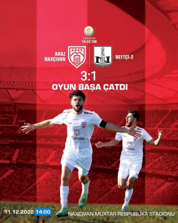 "Araz-Naxçıvan"dan əzmkar qələbə 