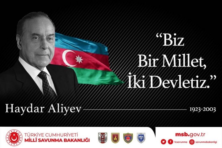 Türkiyə MN: “Heydər Əliyev qardaşlığımızı bütün dünyaya çatdırdı”