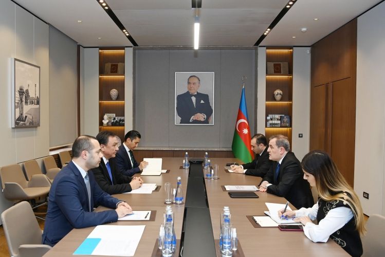 Ceyhun Bayramov Türk Dövlətləri Təşkilatının Baş katibi ilə görüşüb