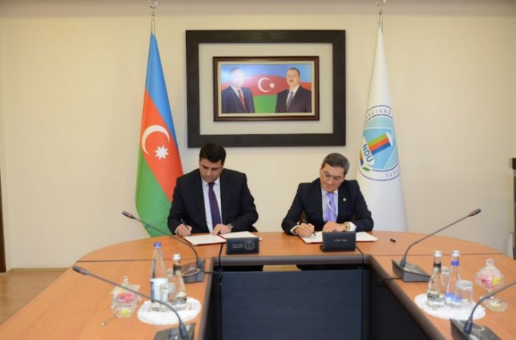 NDU ilə Milli Oftalmologiya Mərkəzi arasında memorandum imzalanıb<font color=red> - FOTOLAR</font>