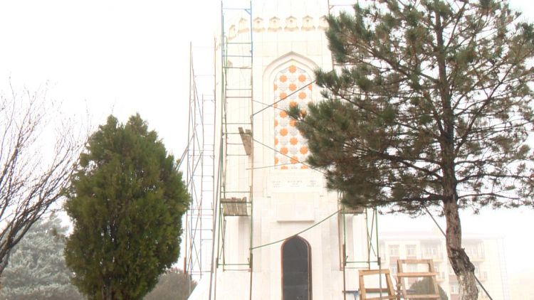 Hüseyn Cavidin ev-muzeyi və xatirə kompleksi təmir-bərpa olunur<font color=red> - FOTOLAR</font>