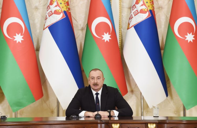 Prezident İlham Əliyev: Gələn ildən Azərbaycanın elektrik enerjisinin Serbiyaya ixracı üçün əməli addımlar atılacaq