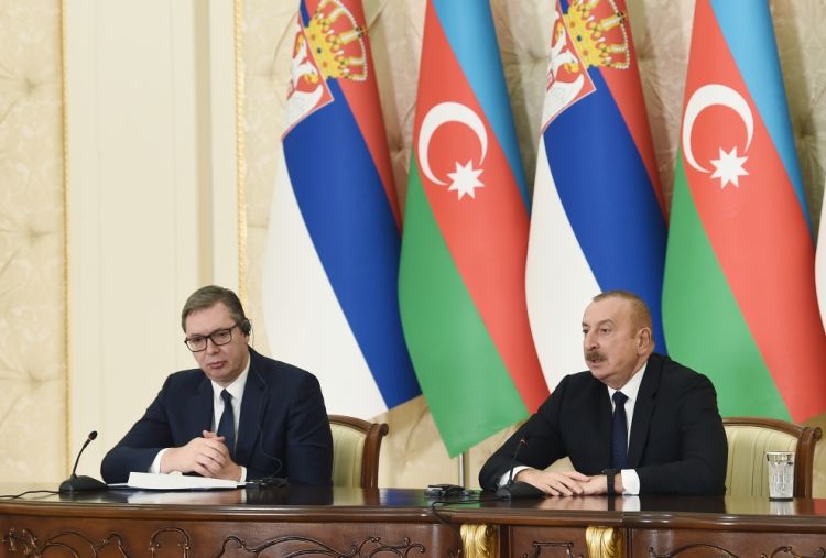Prezident İlham Əliyev: Azərbaycan və Serbiya öz resurslarına arxalanan, müstəqil siyasət aparan ölkələrdir