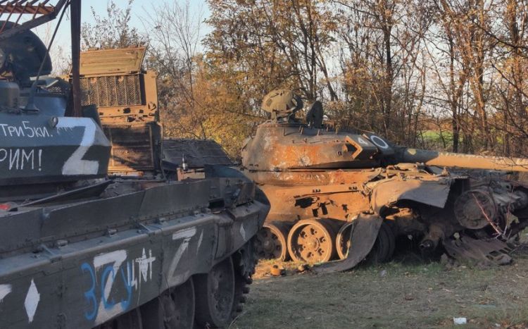 Rusiya Ukraynada 100 min hərbçi, 3000-dən çox tank, 6000-ə yaxın zirehli texnika itirib