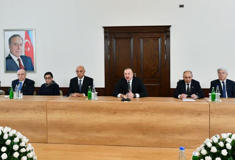 Prezident İlham Əliyev: Zəngəzuru Azərbaycandan ayırıb Ermənistana birləşdirmək xalqımıza qarşı növbəti cinayət idi