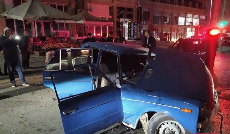 Gəncədə zəncirvari qəzada piyada ölüb, sürücü yaralanıb