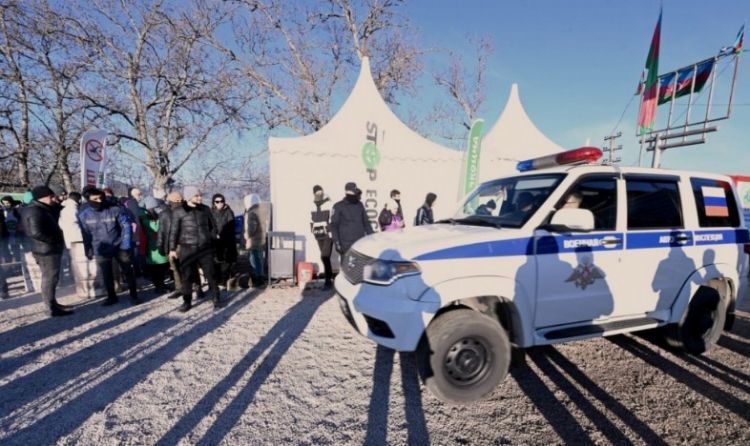Sülhməramlıların növbəti minik avtomobili Laçın-Xankəndi yolundan maneəsiz keçib