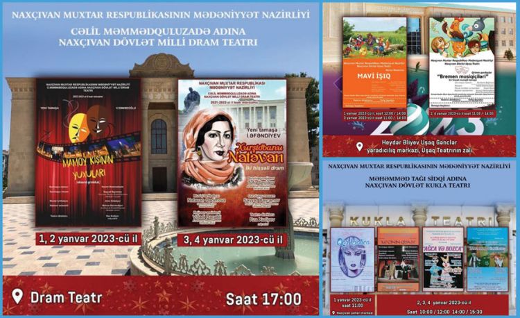 Naxçıvanda bayram günlərində teatr müəssisələri maraqlı repertuarla tamaşaçı qarşısına çıxacaq