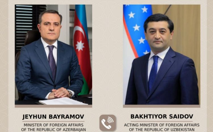 Ceyhun Bayramov Özbəkistanın yeni XİN başçısını təbrik edib