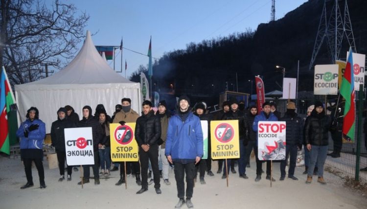 Laçın-Xankəndi yolunda etiraz aksiyası artıq 26 gündür davam edir