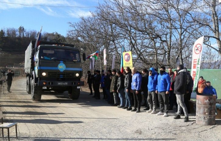 Sülhməramlıların avtomobillərinin Laçın-Xankəndi yolundan maneəsiz keçidi təmin edilib