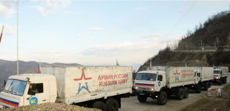 Laçın-Xankəndi yolu: Sülhməramlılara aid dörd avtomobilin ərazidən keçidi təmin edilib