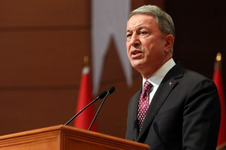 Hulusi Akar Nargin adasında saxlanılan əsgərlərə yardımla əlaqədar Azərbaycan xalqına təşəkkür edib